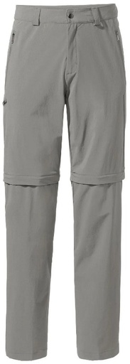 Farley Stretch Zip-Off Pants II Heren Short Stone Grey