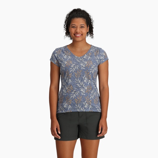 Featherweight Tee Dames Chicory Blue Usla Pt