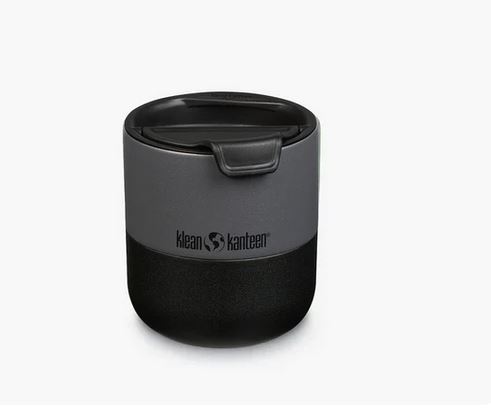 [1010160] Geisoleerde Beker 'Lowball' met Flip-deksel, 296ml/10oz Asphalt