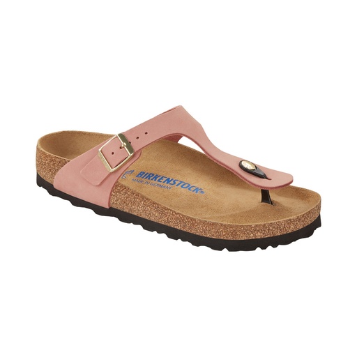 Gizeh Soft Footbed Nubuck Leather Breed Oid Rose