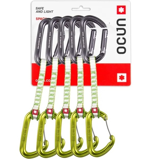 [04077] Hawk QD Combi DYN 11mm 10cm - 5 Pack Green