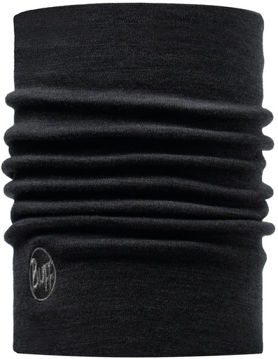 [110963] Heavyweight Merino Wool Neckwarmer Solid Black