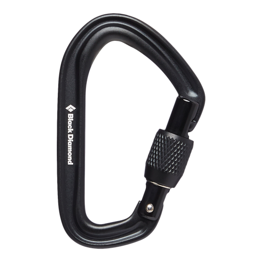 [BD210161 0002 One Size] Hotforge Screwgate Carabiner Black