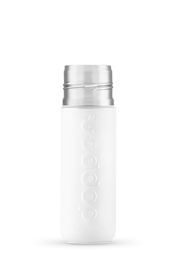 [2066] Insulated Bottle - 350 ml Wavy White