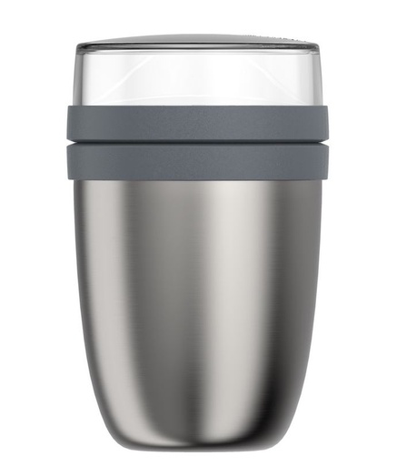 [107647046800] Isoleer Lunchpot Ellipse  Natural Brushed