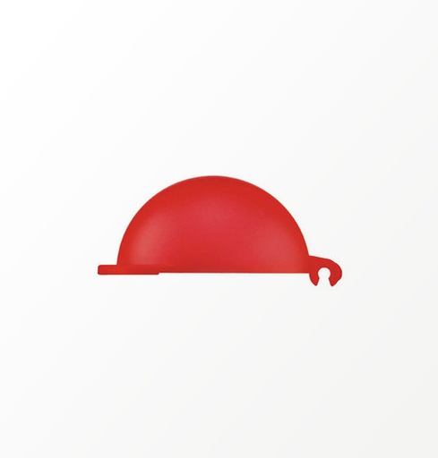 [GO8142-10] KBT Dust Cap Red/Transparent