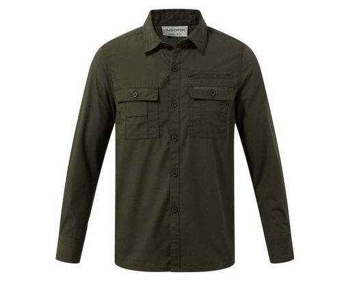 Kids Adventure Trek Shirt - 5-6j Dark Khaki