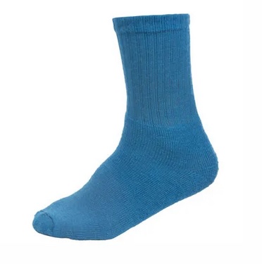 Kids Socks 200 Dolphin Blue