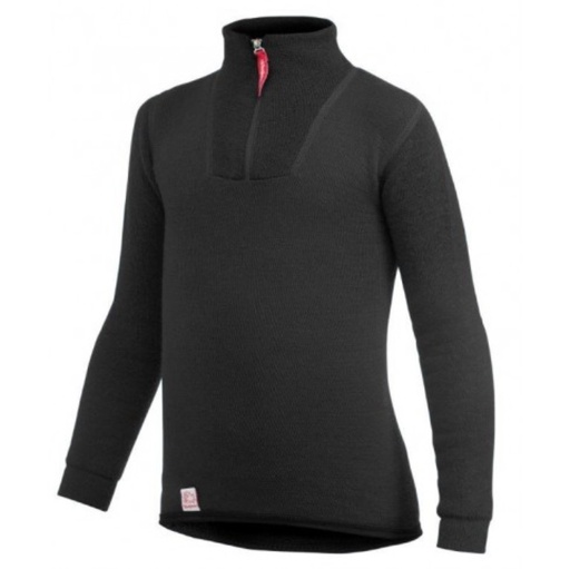 Kids Zip Turtleneck 200 Pirate Black
