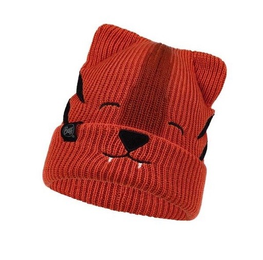 [120867202] Knitted Hat Funn Kids Tiger Tangerine