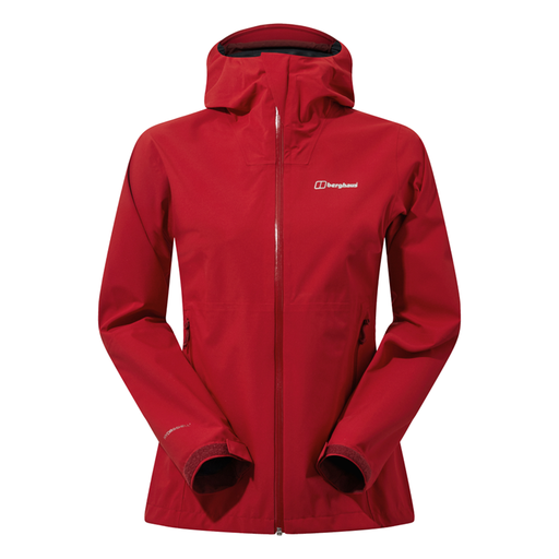 Mehan Vented Shell Jacket Dames Red Dahlia