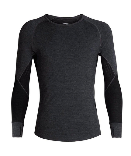 Men's 260 Zone Long Sleeve Crewe Jet Heather/Black