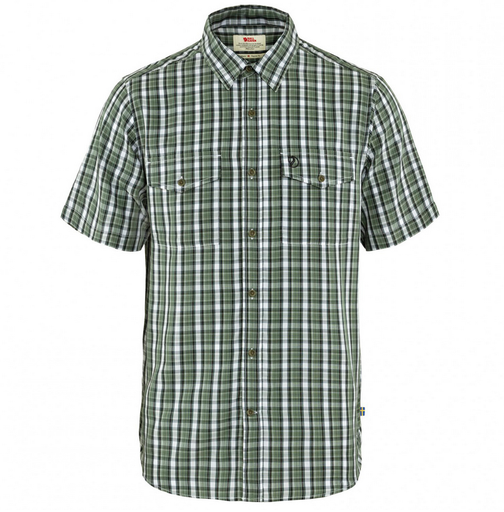 Men's Abisko Cool Shirt SS Patina Green/Dark Navy