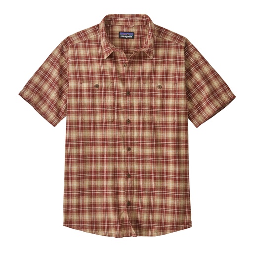 Men's Back Step Shirt Beyond Horizons/Mangrove Red