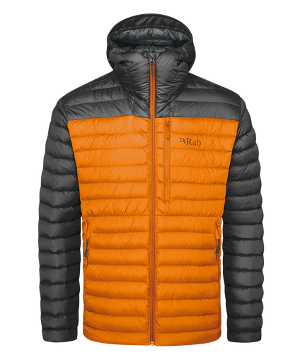 Men's Microlight Alpine Jacket Graphene/Marmalade