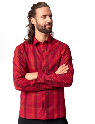 Men's Neshan LS Shirt IV Dark Indian Red
