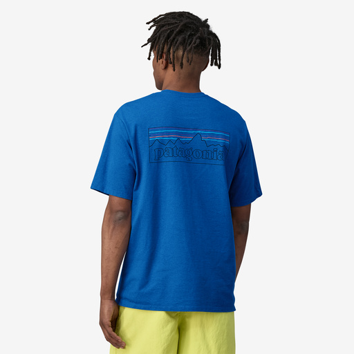 Men's P-6 Logo Responsibili-Tee P-6 Outline/Vessel Blue