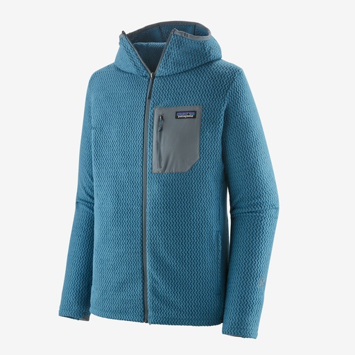 Men's R1 Air Full-Zip Hoody. Wavy Blue