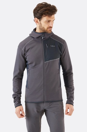 Men's Syncrino Mid Fleece Hoody Graphene