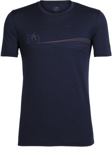Men's Tech Lite Short Sleeve Crewe Cad Midnight Navy