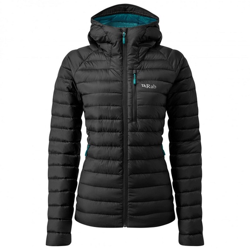 Microlight Alpine Long Jacket Dames Black