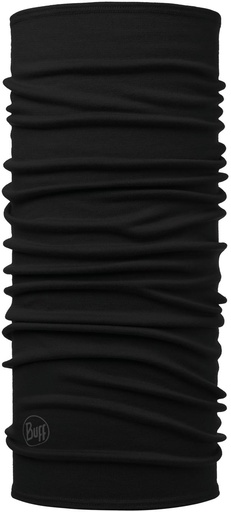 [113023999] Midweight Merino Wool Neckwarmer Solid Black