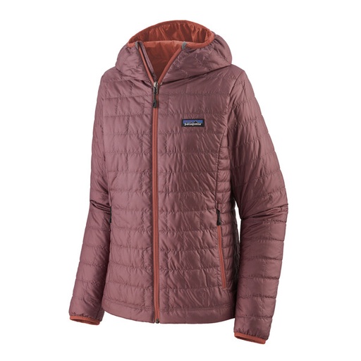 Nano Puff Hoody Dames Evening Mauve