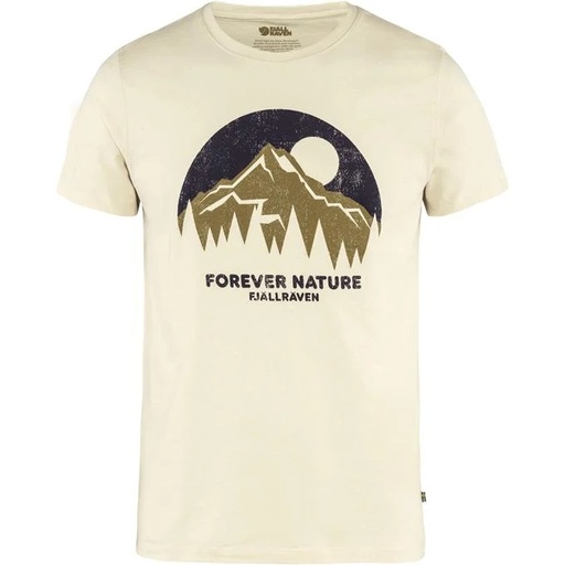 Nature T-shirt Heren Chalk White