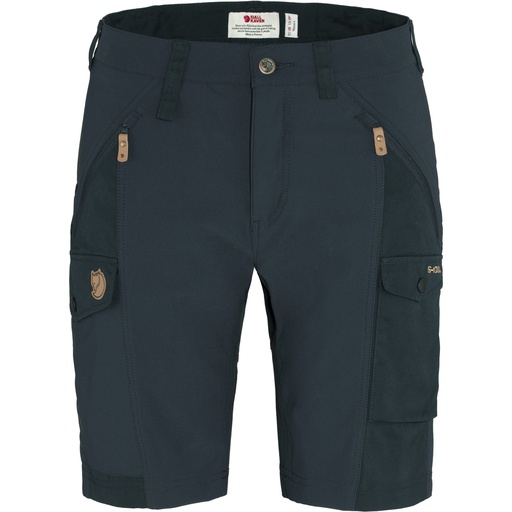 Nikka Shorts Curved Dames Dark Navy