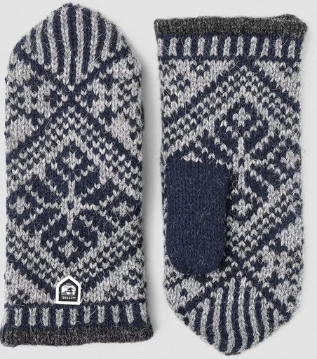 Nordic Wool Mitt Navy/Grey