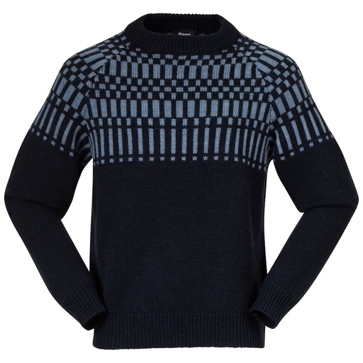 Nordmarka Merino Jumper Heren Navy Blue/Husky Blue