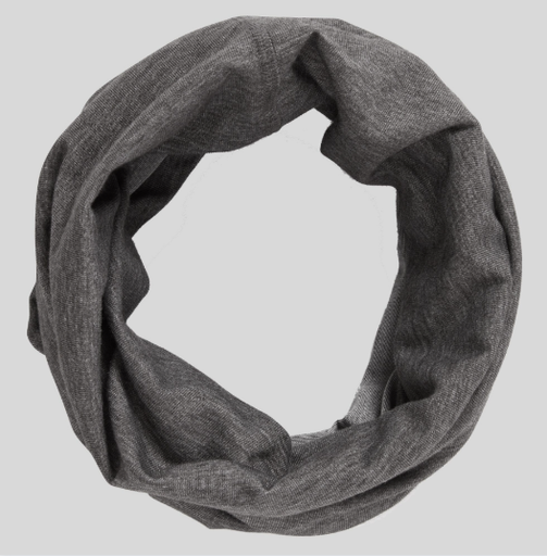 [CUC403 1MN Single] NosiLife Tube Scarf II Black Pepper Marl