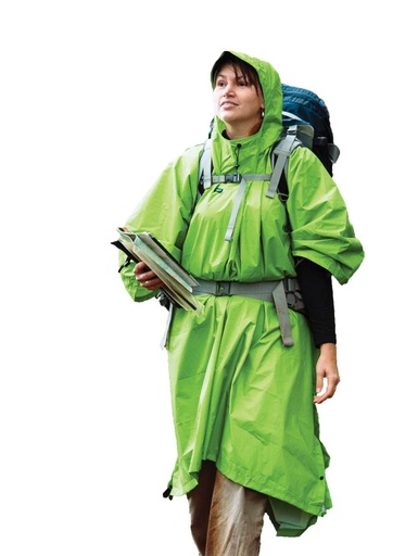 [APONCHOGN] Nylon Tarp Poncho Green