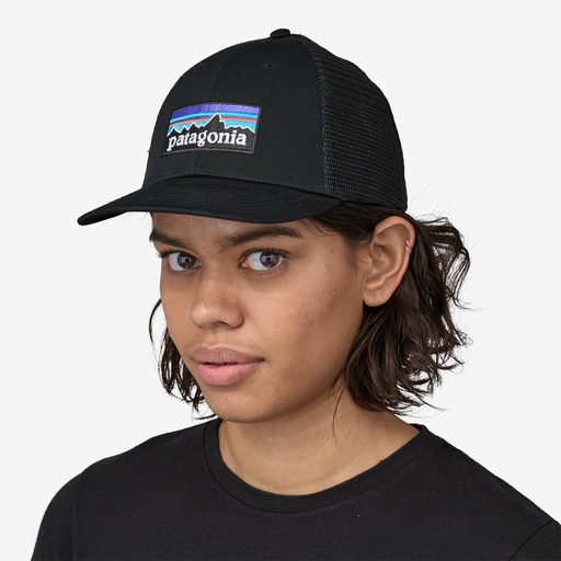 [38283-BLK-ALL] P-6 Logo LoPro Trucker Hat Black