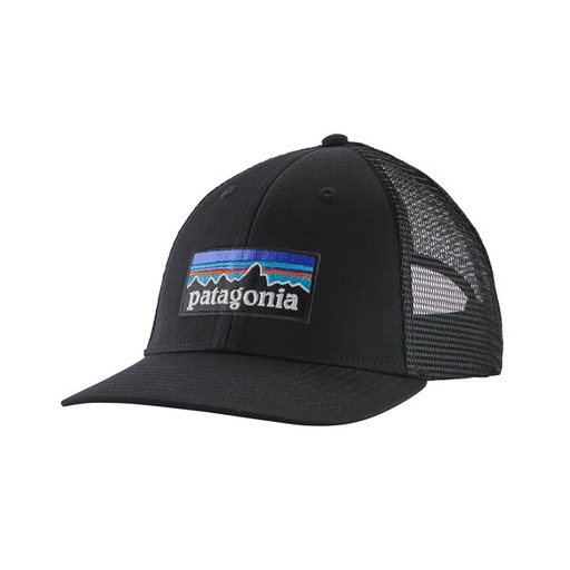 [38283-BLK-ALL] P-6 Logo LoPro Trucker Hat Black