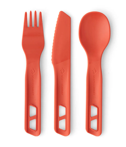 [ACK035021-120808] Passage Cutlery Set - 3 Piece Spicy Orange