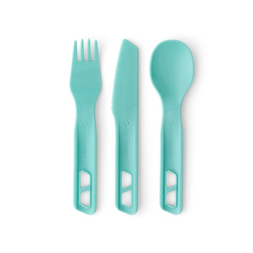 [00979599] Passage Cutlery Set - 3 Piece Aqua Sea Blue
