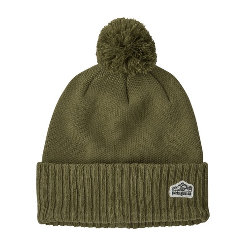 [29187-LIWG-ALL] Powder Town Beanie Line Logo Ridge Patch/Wyoming Green