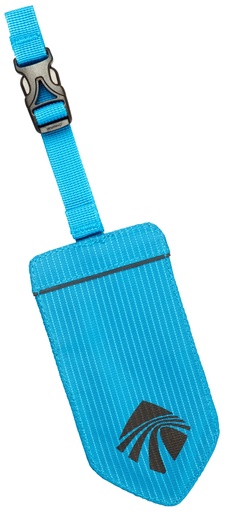 [EC0A34OW153] Reflective Luggage Tag   Brilliant Blue