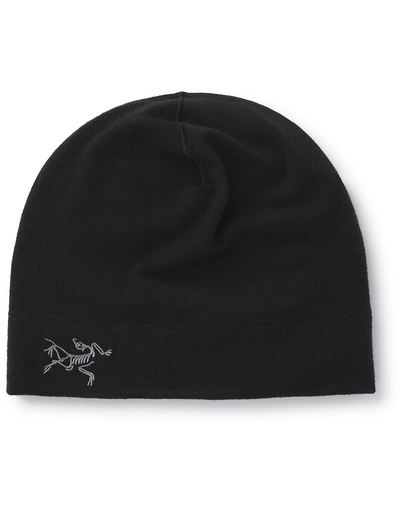 Rho Lightweight Wool Toque Black  I