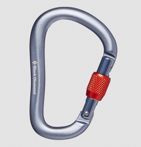 [BD210256 1003 One Size] Rocklock Screwgate Carabiner Gray