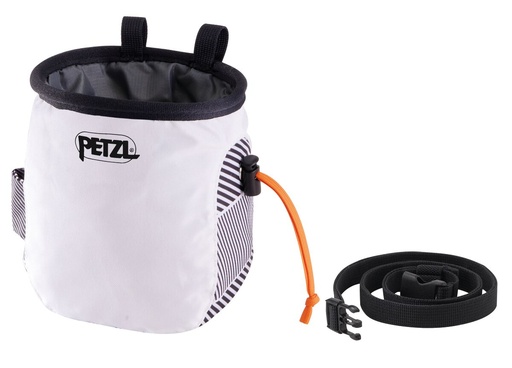 [S039BB04] Saka Chalk Bag White Dazzle