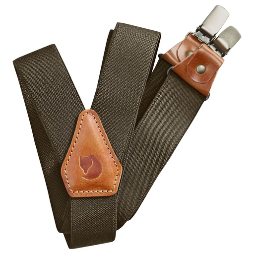 [F77355 030] Singi Clip Suspenders Dark Grey