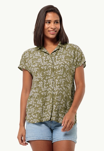 Sommerwiese Shirt Dames Leaves Bay Leaf