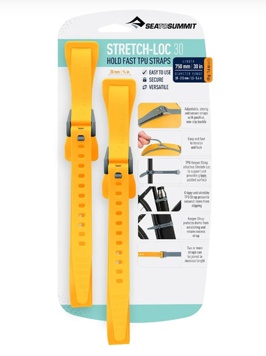 [ASLSTRP20X750YW] Stretch-Loc 30 - 20mm x 750mm 2 Pack Yellow