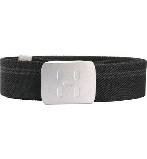 [603989 2C5] Stretch Webbing Belt True Black