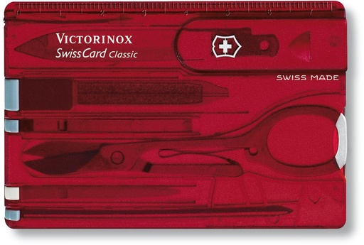 [0.7100.T] Swiss Card Classic Red Transp