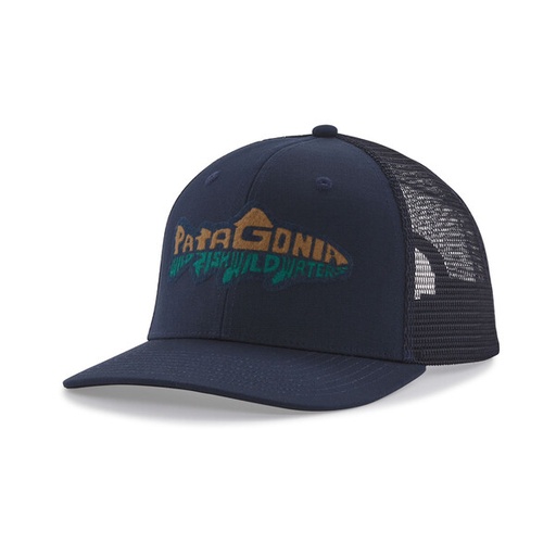 [38356-NEWI-ALL] Take a Stand Trucker Hat New Navy W/Wild Waterline