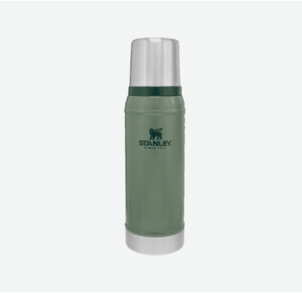 [10-01612-027] The Legendary Classic Bottle 0,75L Hammertone Green