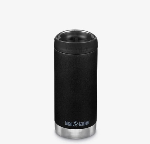 [1008302] Isolatiefles TKWide 355lml/12oz met koffiedop Black